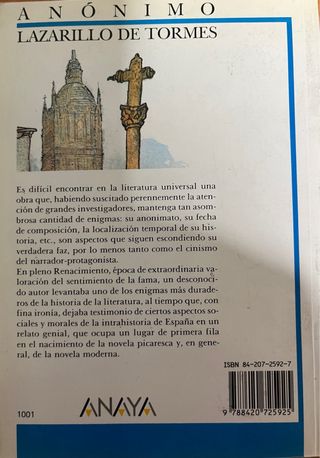 Lazarillo de Tormes. Edición escolar