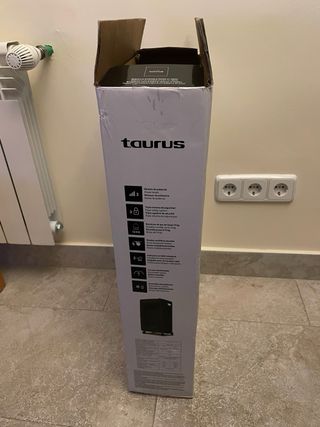 Estufa a gas taurus llama azul