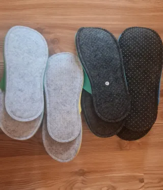 Set ciabatte ospiti in feltro