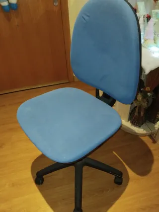 Silla de escritorio azul