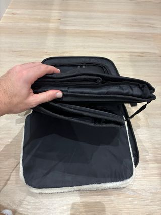 Bolsa transportín mascotas dos pisos