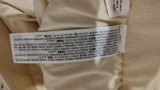 Falda plisada blanca brillante talla M