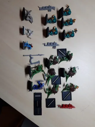 Lote de más de 16 Hombres Lagarto Warhammer