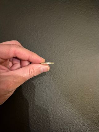 Anello Swarovski Dorato mezza vera