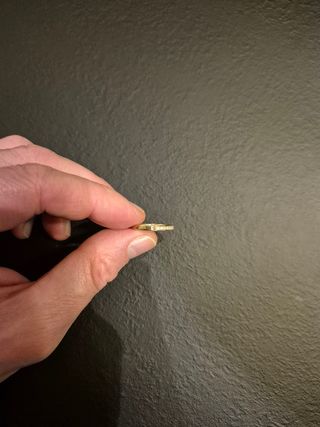 Anello Swarovski Dorato mezza vera