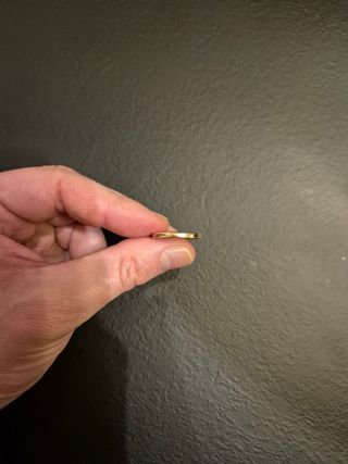 Anello Swarovski Dorato mezza vera