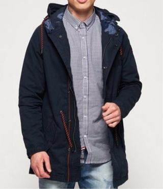 Parka Superdry Rookie Aviator Azul