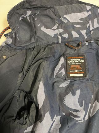 Parka Superdry Rookie Aviator Azul