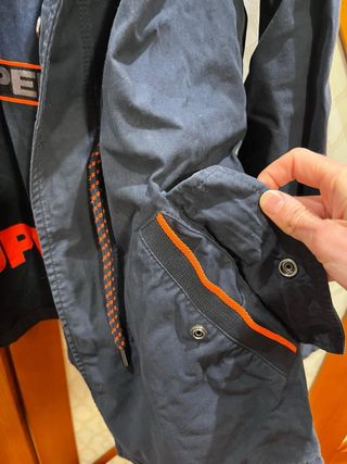 Parka Superdry Rookie Aviator Azul