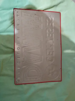 Chapa Metálica Cerveza Damm Barcelona 1876