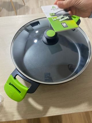 Olla BRA Prior 36cm con tapa cristal