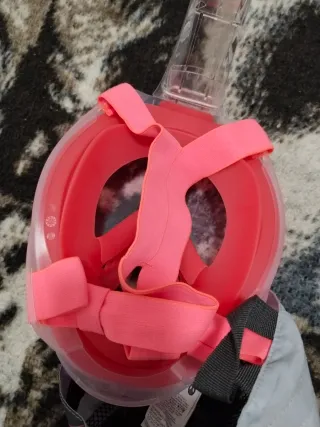 Máscara Snorkel Piscina Rosa
