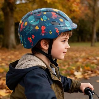 NUEVO! Casco Infantil Diseño Marino