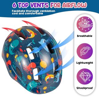 NUEVO! Casco Infantil Diseño Marino