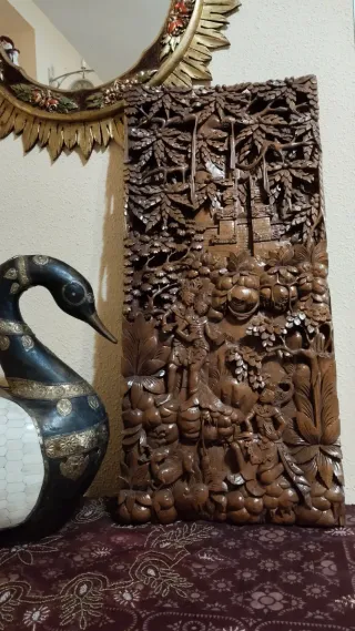 ANTIGUO PANEL BALINÉS GRANDE