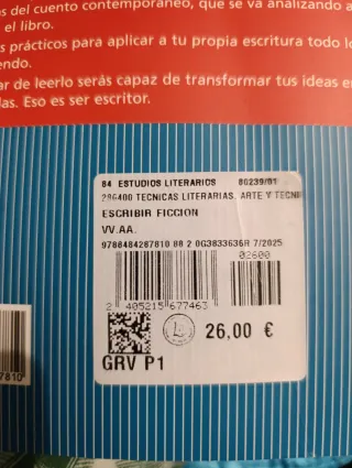 Escribir ficción: Guía práctica de la famosa es...