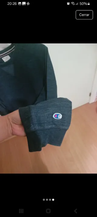 Jersey Champion Azul Talla M