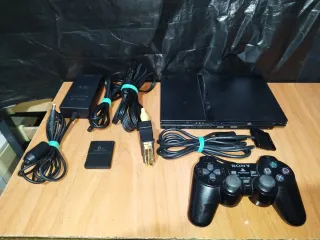 PLAYSTATION 2 SLIM SCPH-75004 NEGRA + 29 JUEGOS