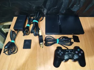 PLAYSTATION 2 SLIM SCPH-75004 NEGRA + 29 JUEGOS