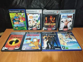 PLAYSTATION 2 SLIM SCPH-75004 NEGRA + 29 JUEGOS