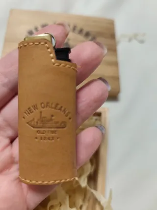 Caja Madera y Mechero Colección New Orleans
