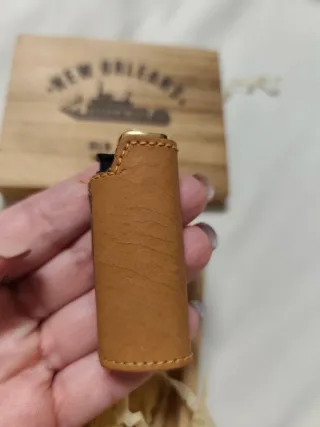 Caja Madera y Mechero Colección New Orleans