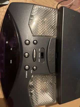 Reproductor DVD y auriculares