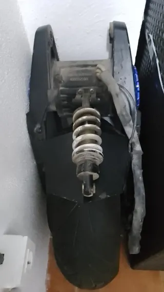 Moto Eléctrica Azul