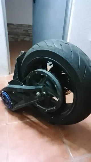 Moto Eléctrica Azul