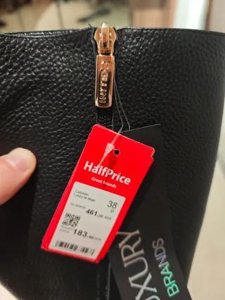 Botas altas mujer Pollini negras