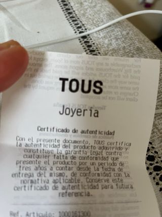 Pulsera Plata TOUS oso Nueva Con Caja