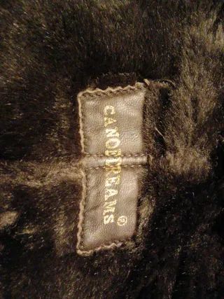 Chaqueta de piel vegana con pelo