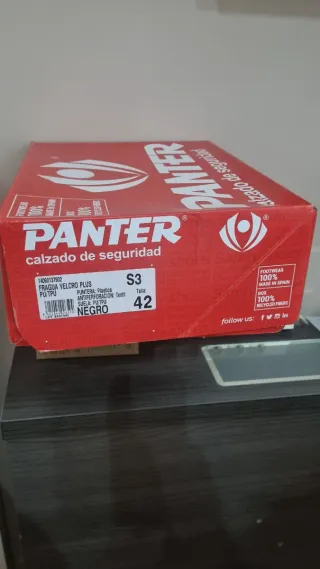 Bota seguridad Panter Fragua Velcro Plus S3