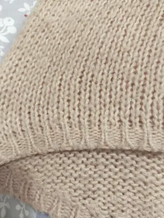 Jersey lana rosa palo talla única