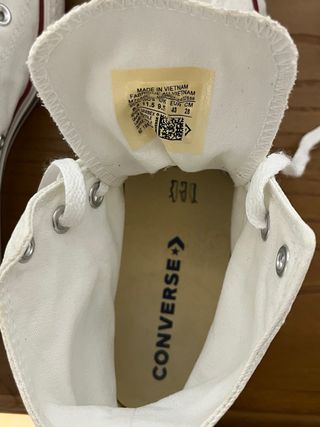 Converse All Star Blancas Talla 43