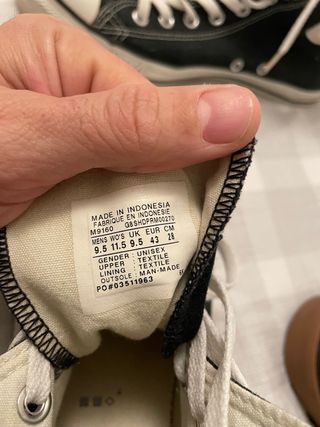 Converse All Star Clásicas Negras Talla 43 NUEVAS