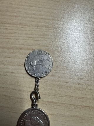 Pulsera 9 monedas plata 50 Céntimos Españolas