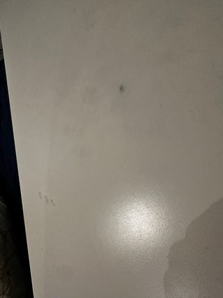 Escritorio plegable blanco