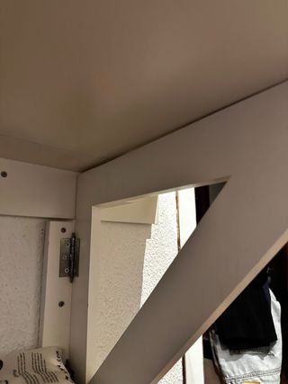 Escritorio plegable blanco