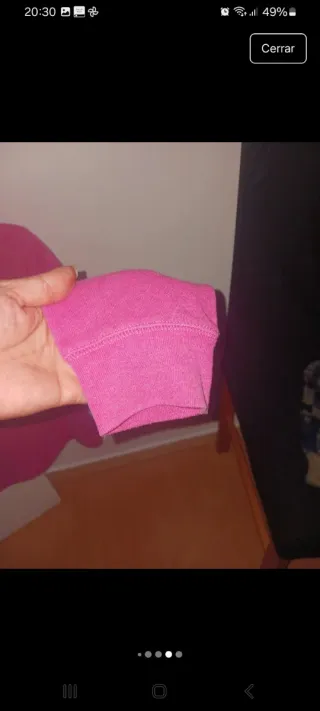 Sudadera Hollister Rosa Talla M