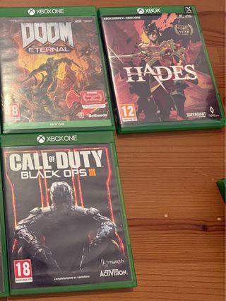 Pack 3 Juegos Xbox: Doom, Hades, Call of Duty