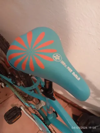 Bicicleta Infantil Btwin Azul y Naranja