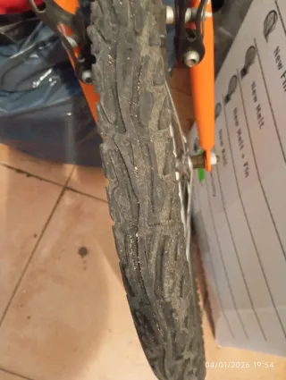 Bicicleta Infantil Btwin Azul y Naranja