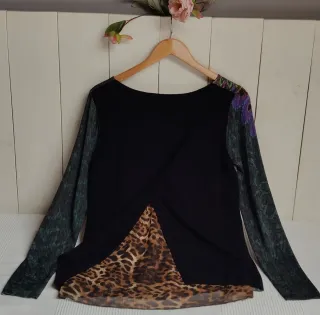 Jersey Desigual Manga Larga Estampado