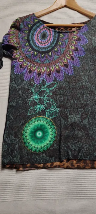 Jersey Desigual Manga Larga Estampado