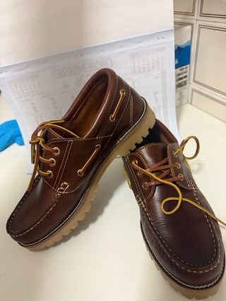 Molina Zapatos D Piel Bocacino Marrones hombre