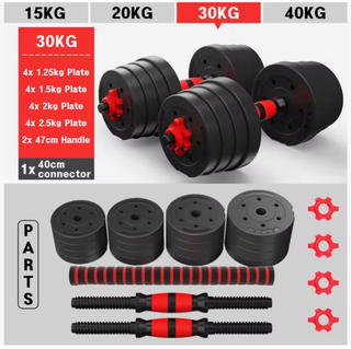 Mancuernas Ajustables 30kg con Conector