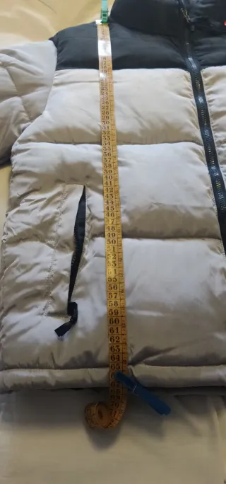 Cazadora The North Face Gris y Blanca