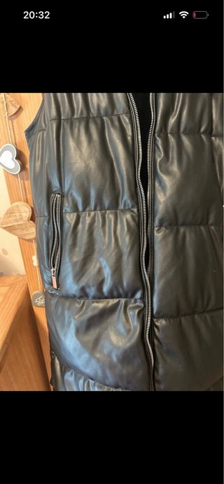 Chaleco acolchado Zara negro Talla S