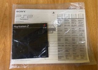 Manual PlayStation 2 Sony PS2